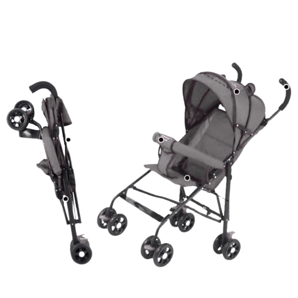 عربة بيبي قابلة للطي 4 عجلات ومقبضان - سكني - NOIA