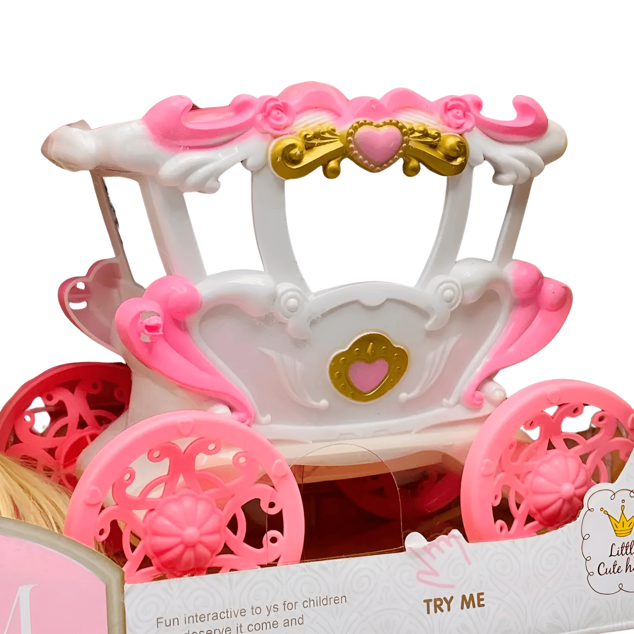 عربة حصان الأميرات مع إضاءة - KIDSBOX