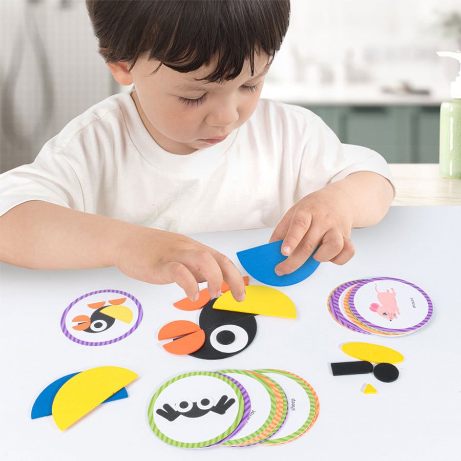 بازل اشكال الحيوانات خشب - KIDSBOX