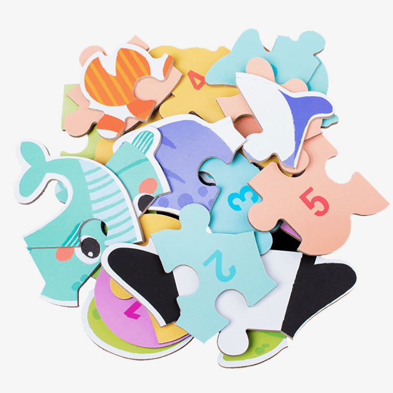 بازل خشب بعلبة معدن (حيوانات الغابة) | puzzle بازل خشب بعلبة معدن (حيوانات الغابة) | puzzle