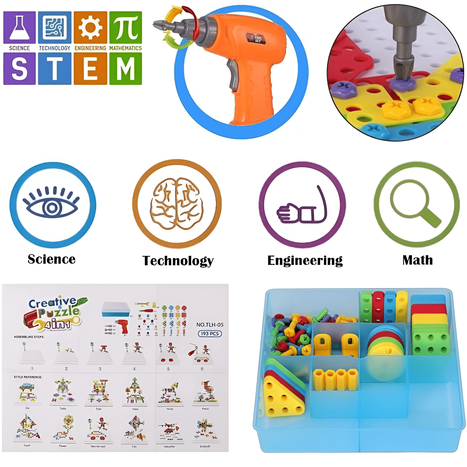 دريل 193 قطعة - NOIA