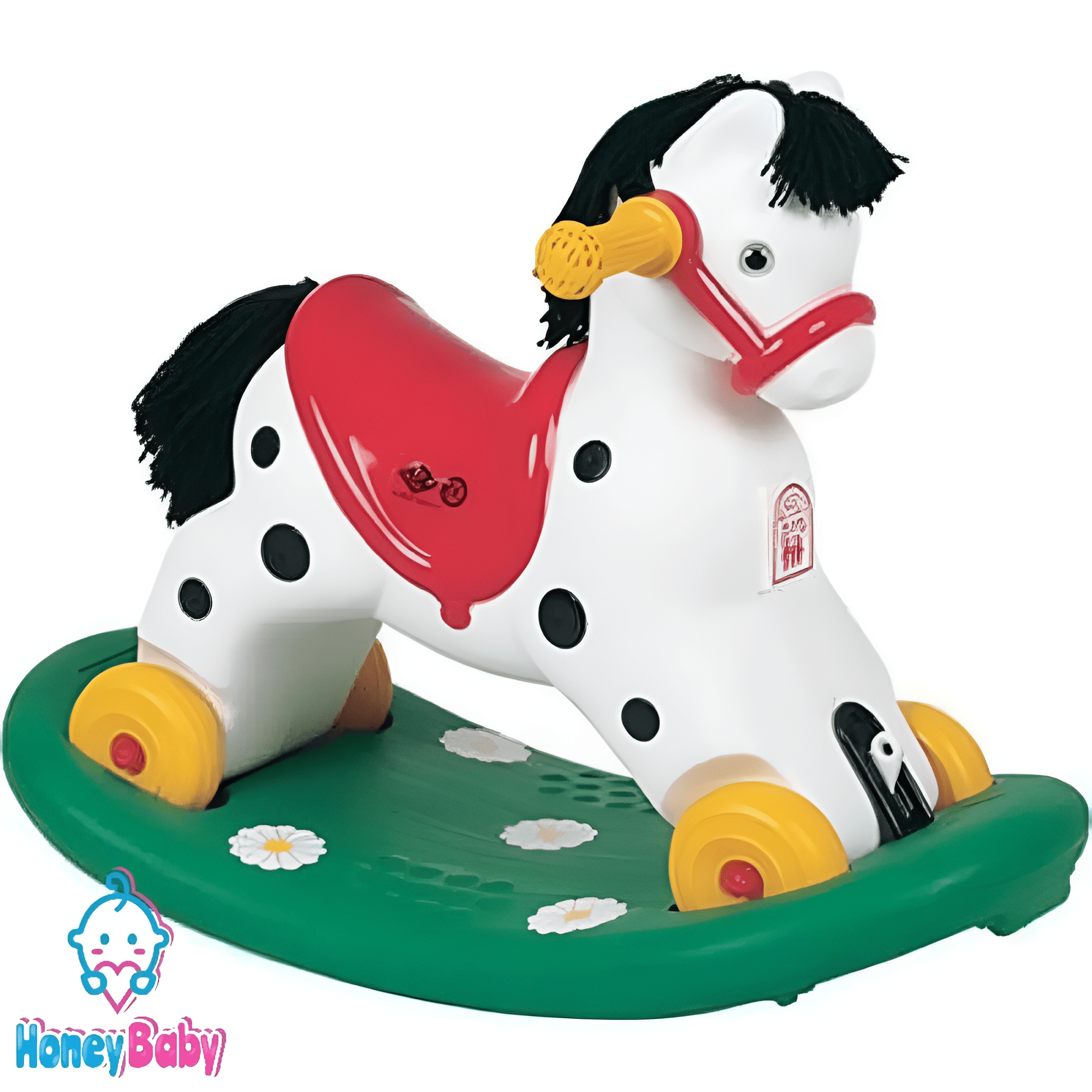 حصان هزاز بمقابض وقاعدة متحركة | baby toys حصان هزاز بمقابض وقاعدة متحركة | baby toys