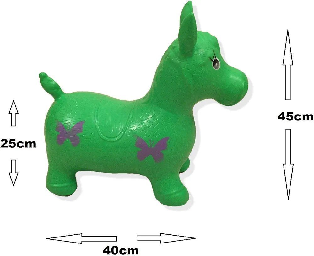 حصان نطاط نفخ - اخضر - NOIA