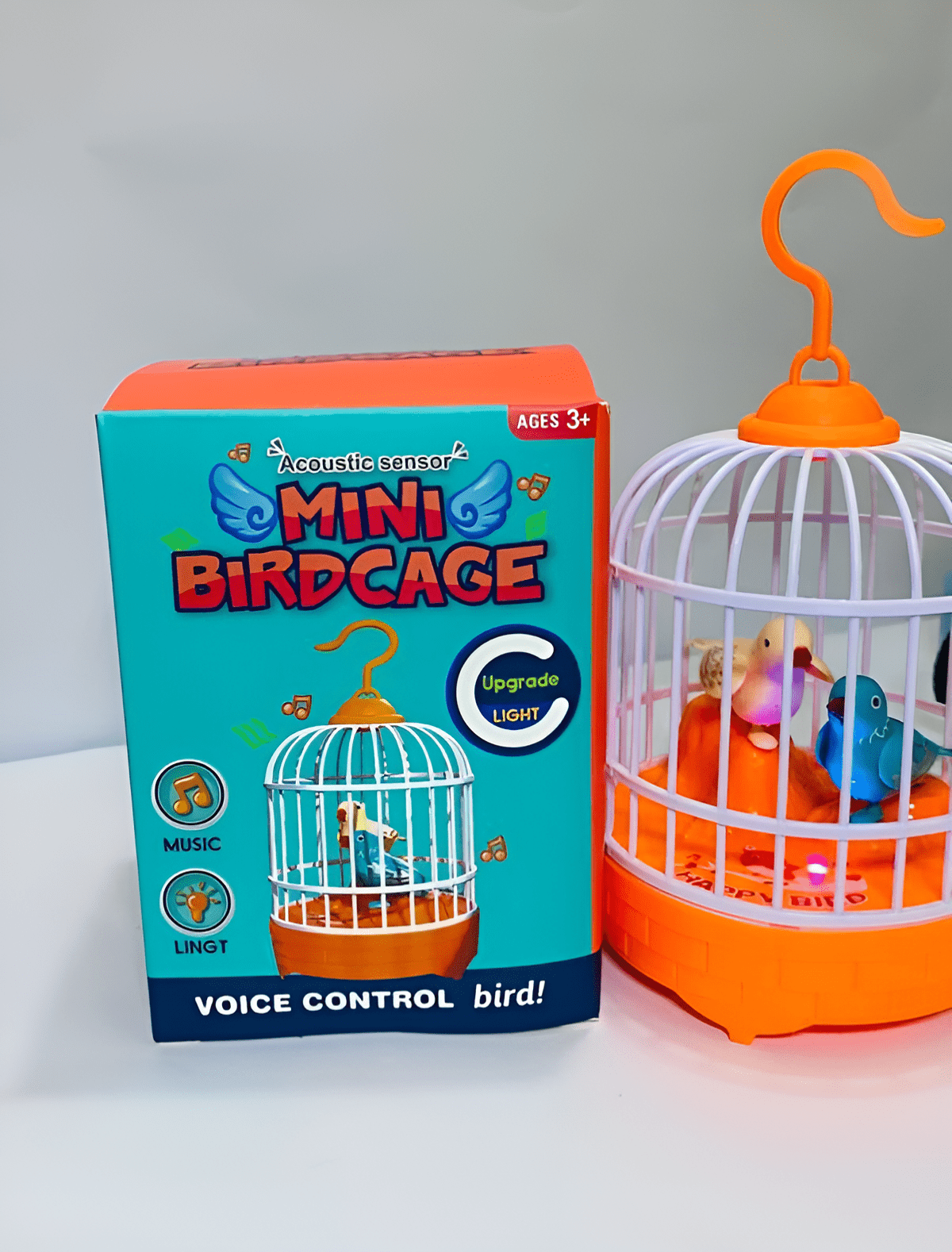 قفص العصافير تغريد وتقليد وإضاءة - KIDSBOX
