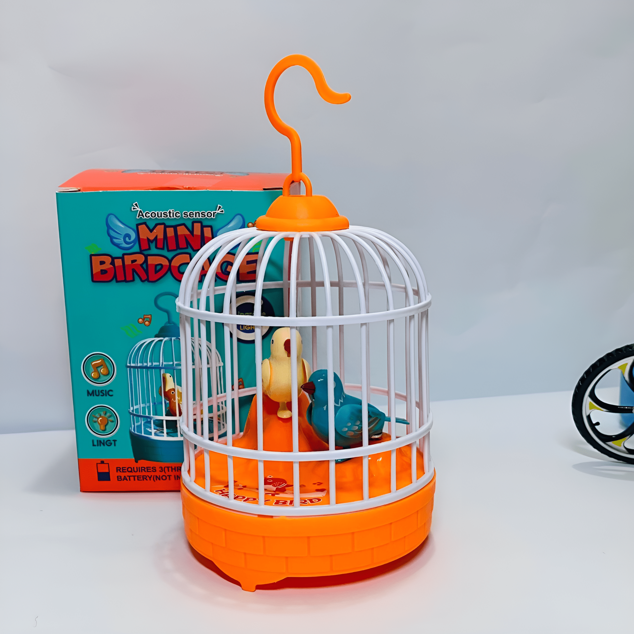 قفص العصافير تغريد وتقليد وإضاءة - KIDSBOX