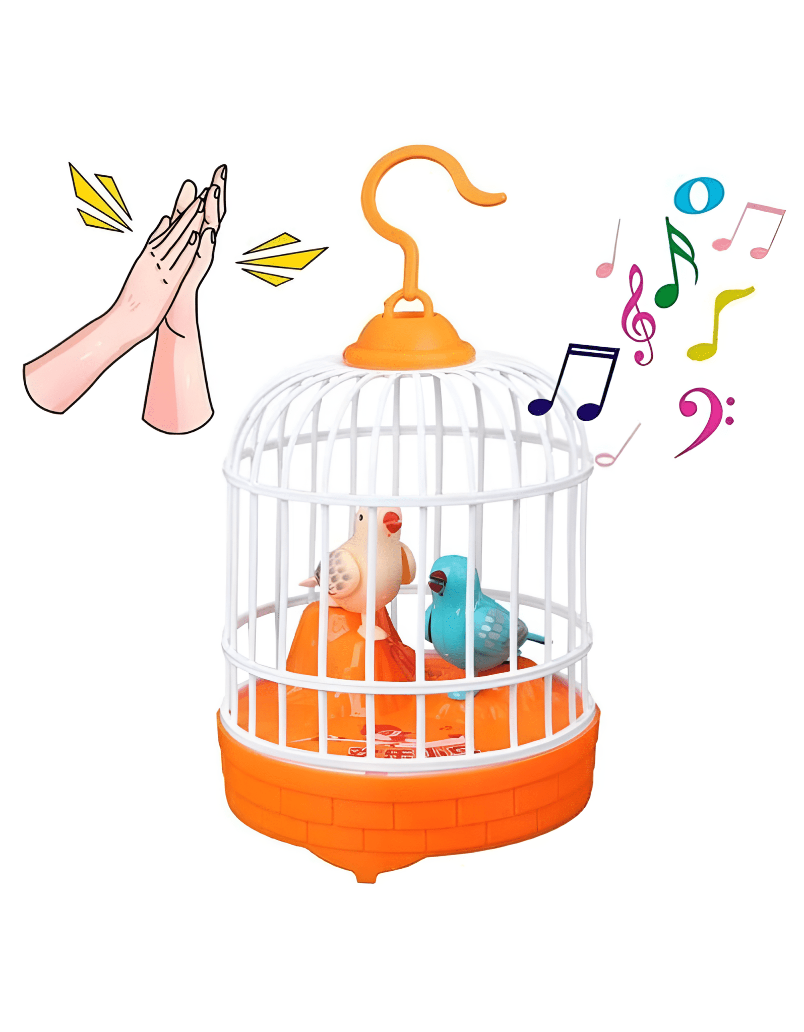 قفص العصافير تغريد وتقليد وإضاءة - KIDSBOX