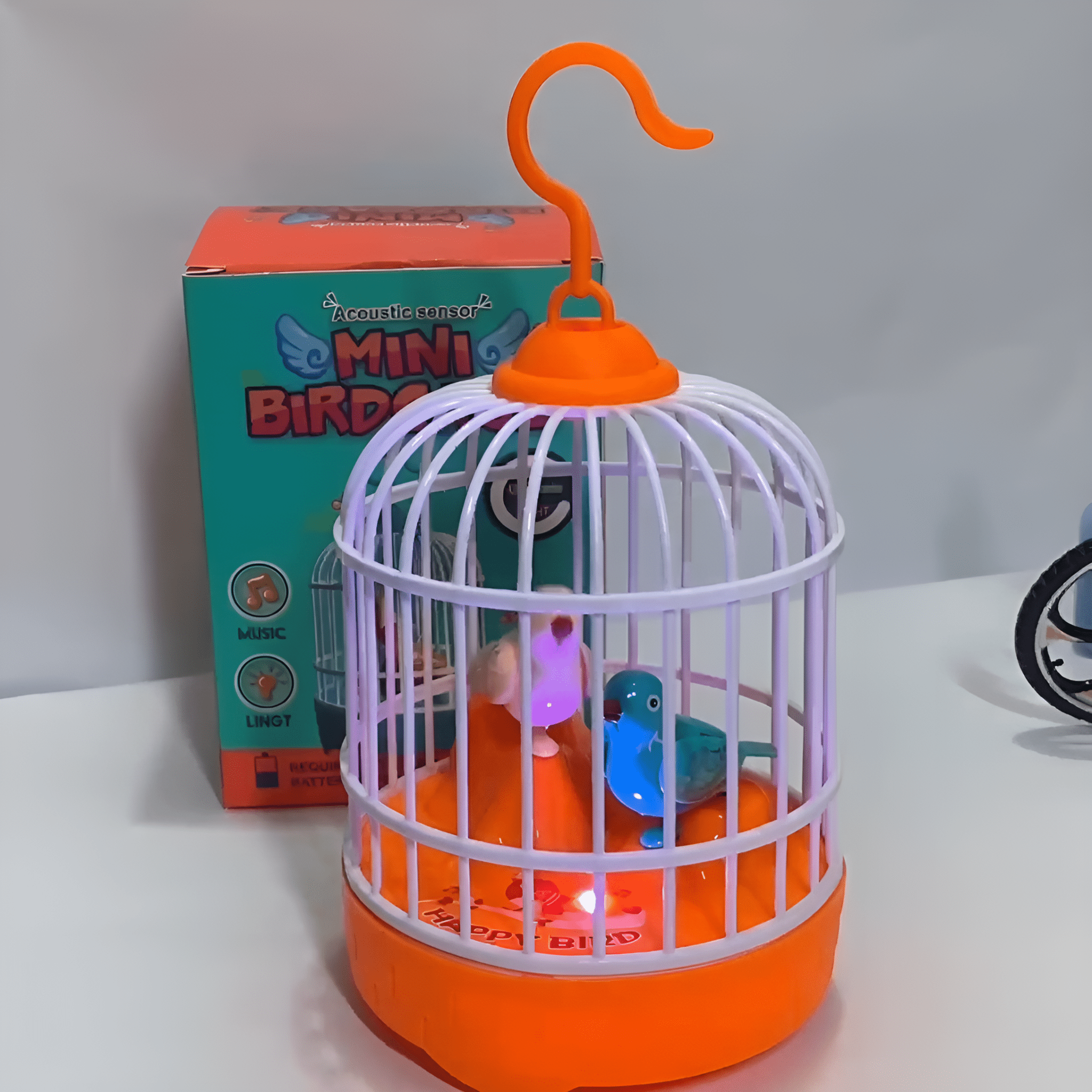 قفص العصافير تغريد وتقليد وإضاءة - KIDSBOX