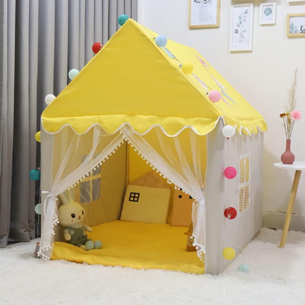خيمة الاميرة + 10 كرات -اصفر | KIDSBOX خيمة الاميرة + 10 كرات -اصفر | KIDSBOX