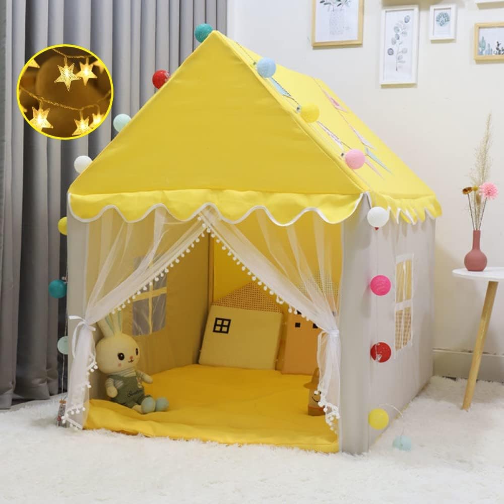 خيمة الاميرة + 10 كرات -اصفر | KIDSBOX خيمة الاميرة + 10 كرات -اصفر | KIDSBOX