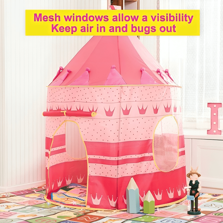خيمة هندية زهري + 10 طابات | KIDSBOX خيمة هندية زهري + 10 طابات | KIDSBOX