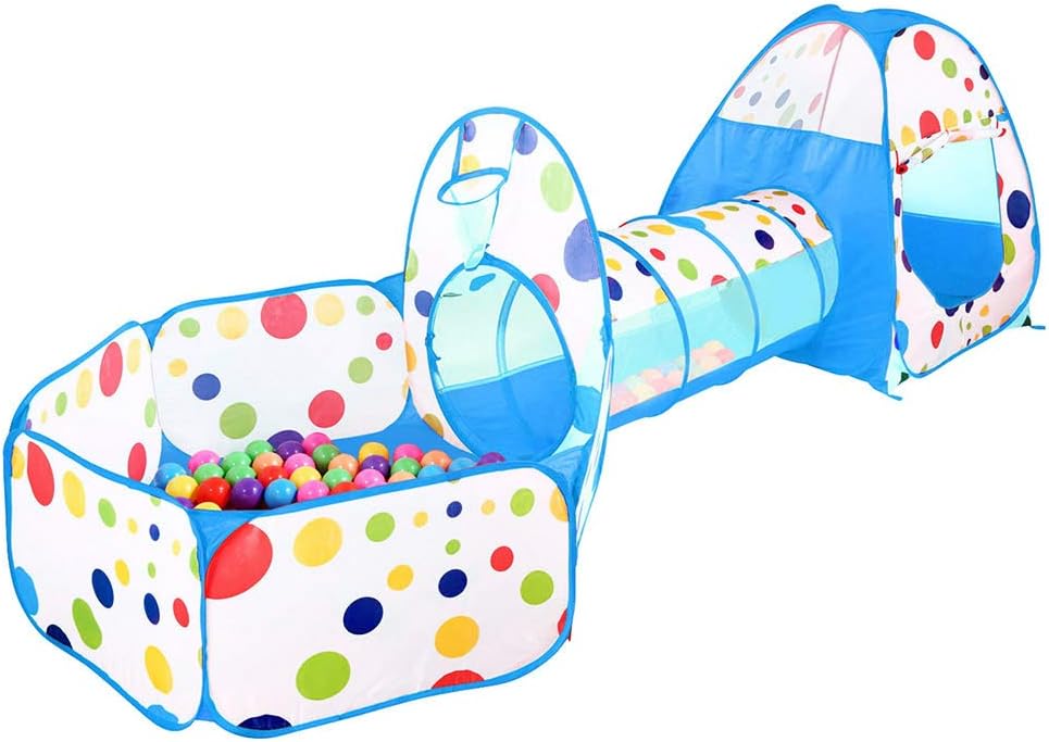 خيمة نفق 3 في 1 - زرق | KIDSBOX خيمة نفق 3 في 1 - زرق | KIDSBOX