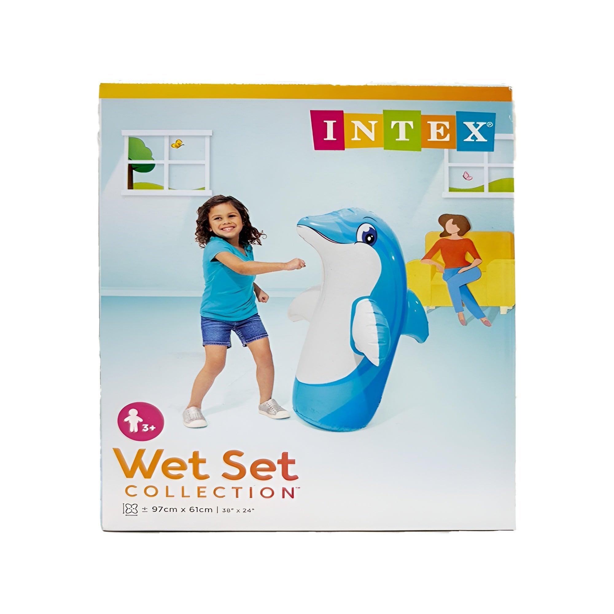 كيس ملاكمة نفخ للاطفال - دولفين - NOIA