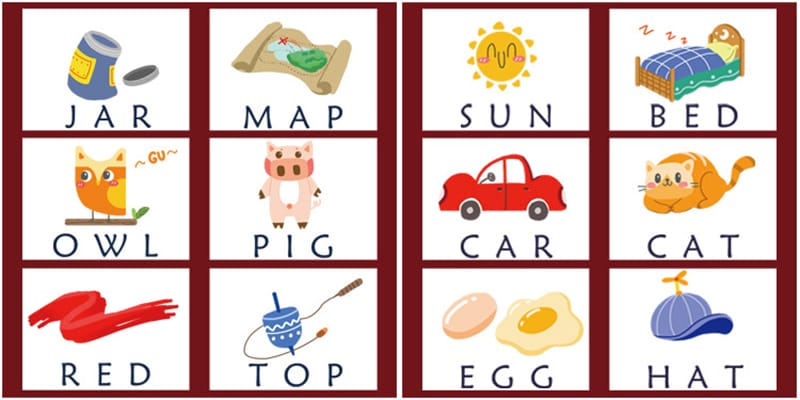لعبة صورة وكلمة - KIDSBOX