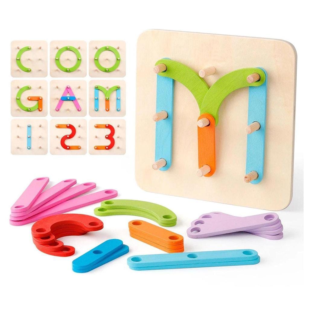 لعبة تكوين الأحرف الانجليزية والارقام - KIDSBOX