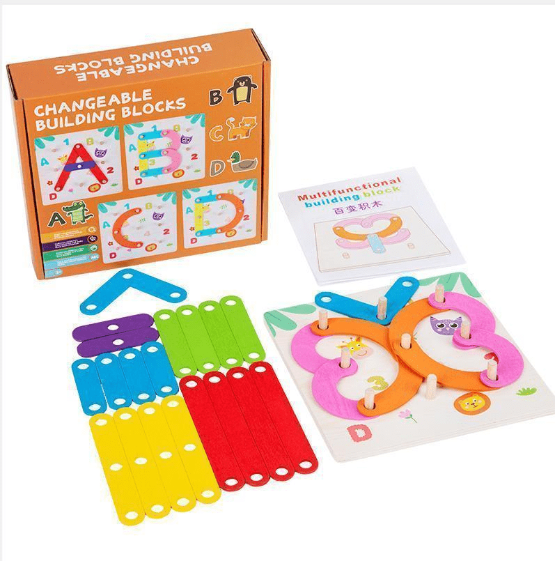 لعبة تكوين الحروف والارقام والاشكال - KIDSBOX