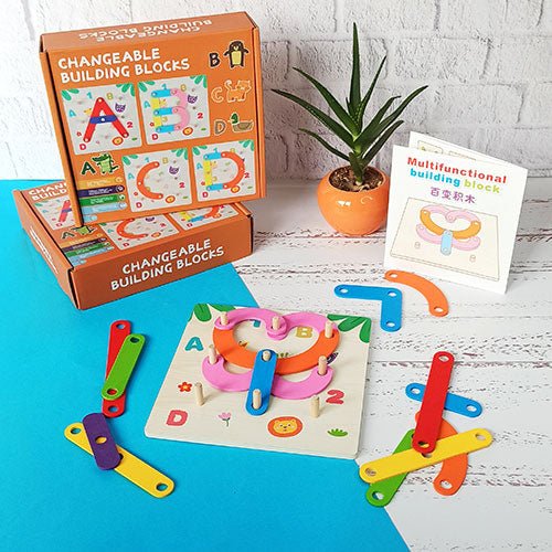 لعبة تكوين الحروف والارقام والاشكال - KIDSBOX