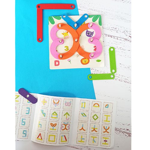 لعبة تكوين الحروف والارقام والاشكال - KIDSBOX
