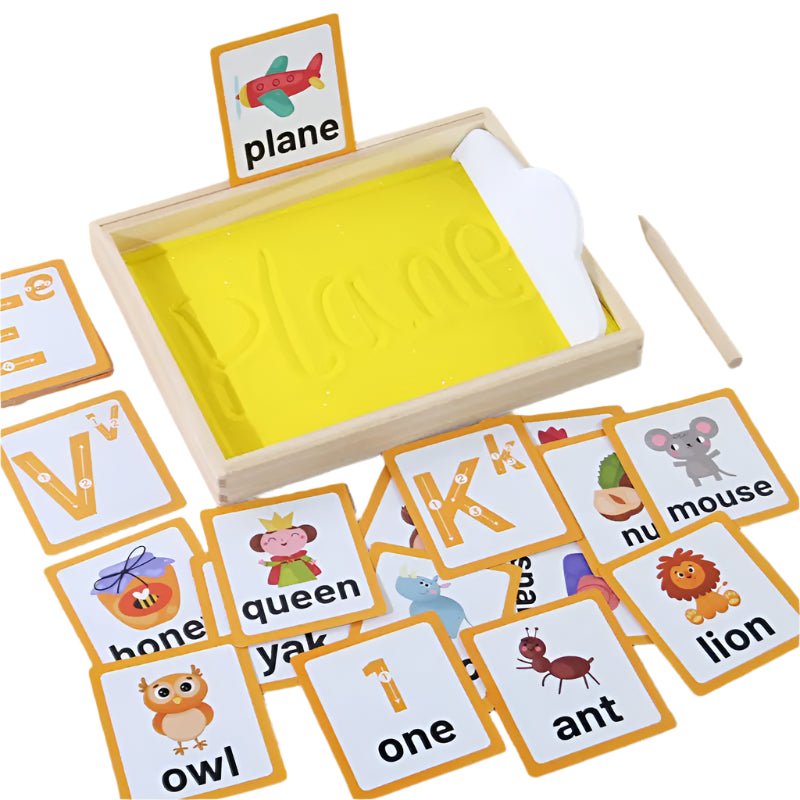 لوح الكتابة بالرمل السحري | KIDSBOX لوح الكتابة بالرمل السحري | KIDSBOX