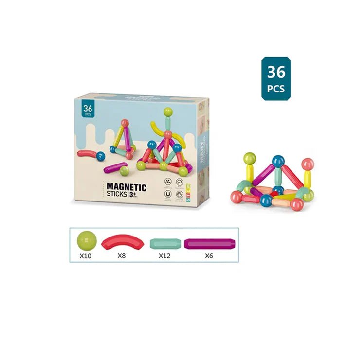 مجموعة البناء المغناطيسية (36) قطعة - NOIA