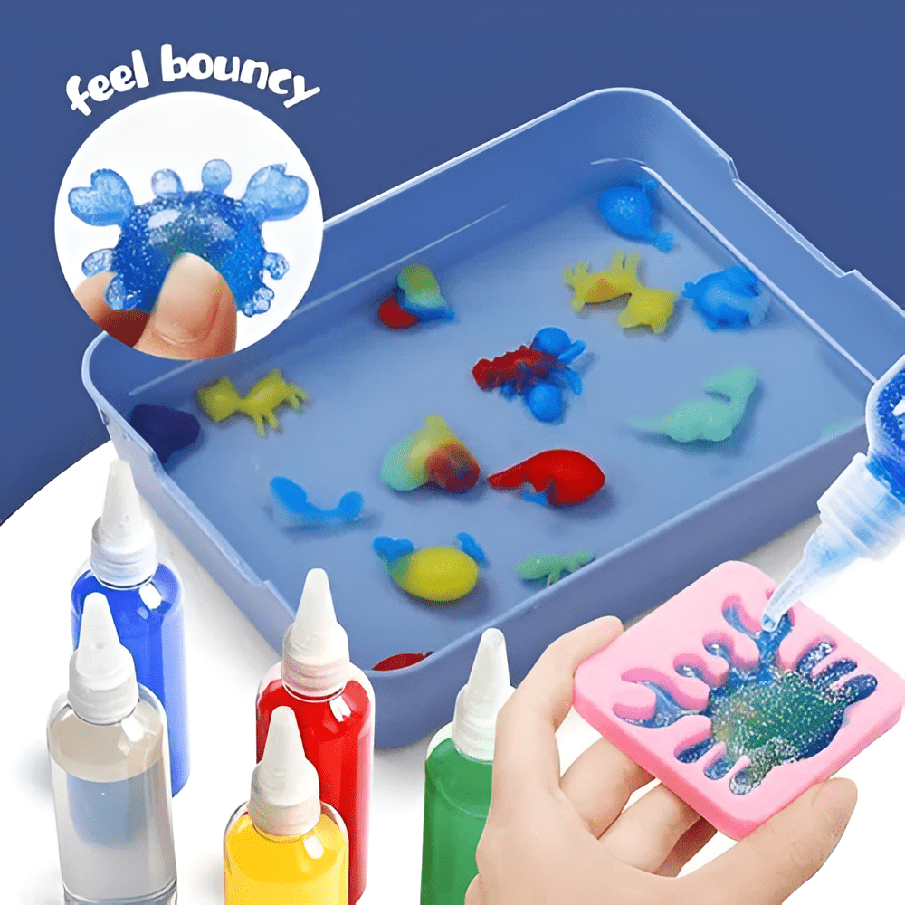 مجموعة تكوين الحيوانات البحرية بالمياه السحرية - KIDSBOX