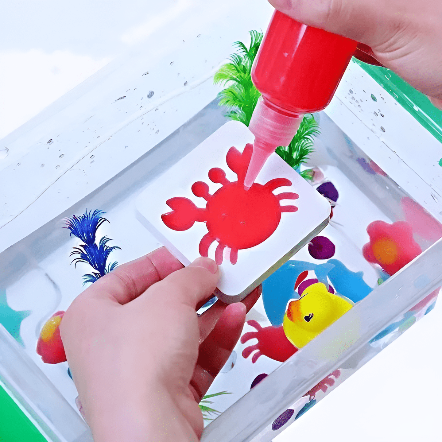 مجموعة تكوين الحيوانات البحرية بالمياه السحرية - KIDSBOX