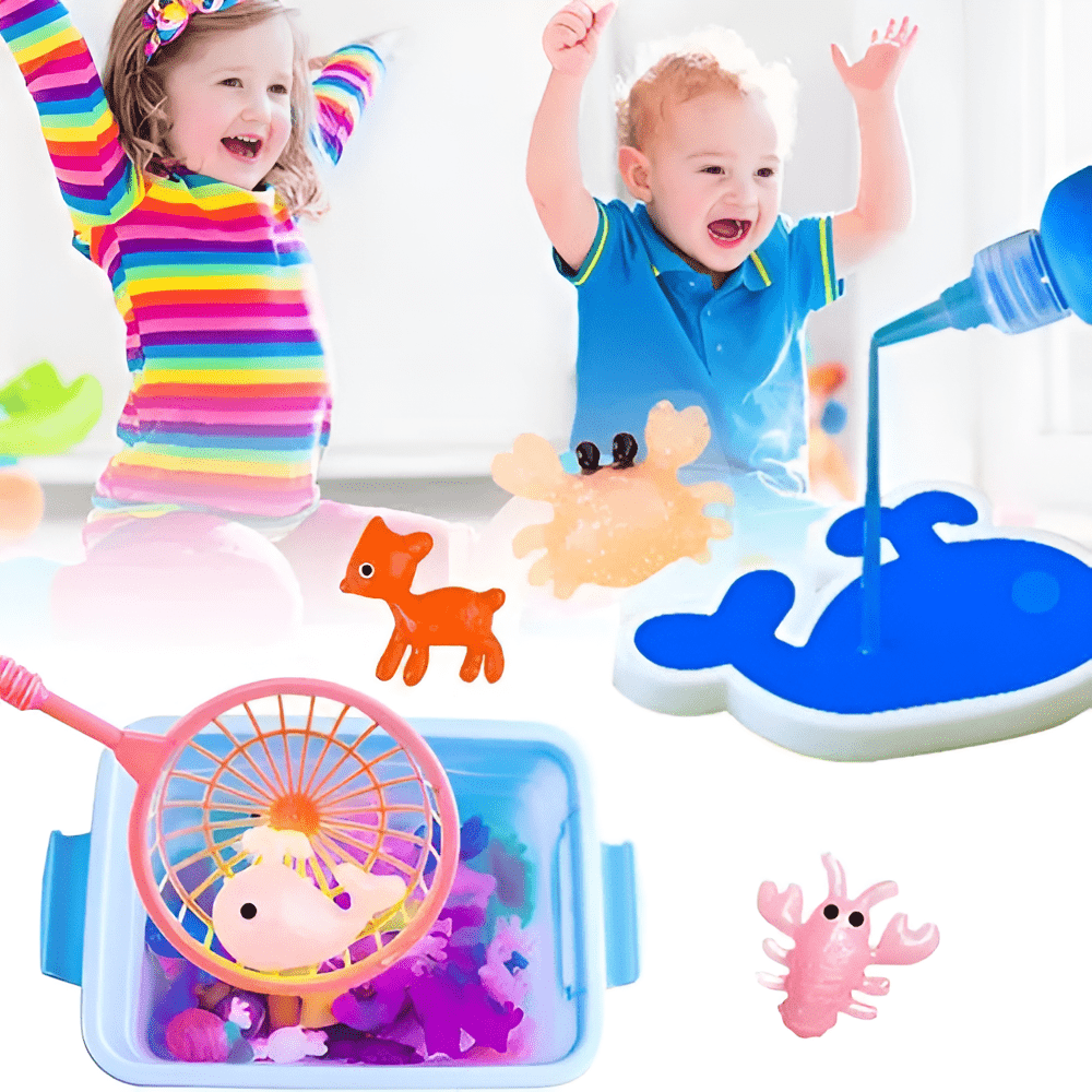 مجموعة تكوين الحيوانات البحرية بالمياه السحرية - KIDSBOX
