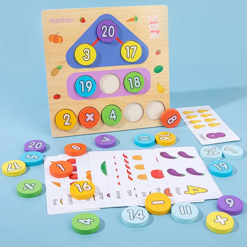 ساعة خشبية رقمية - KIDSBOX