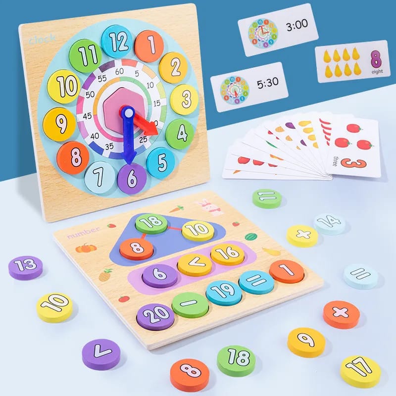 ساعة خشبية رقمية - KIDSBOX