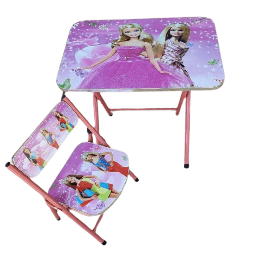 طاولة مع كرسي قابلة للطي - باربي - NOIA