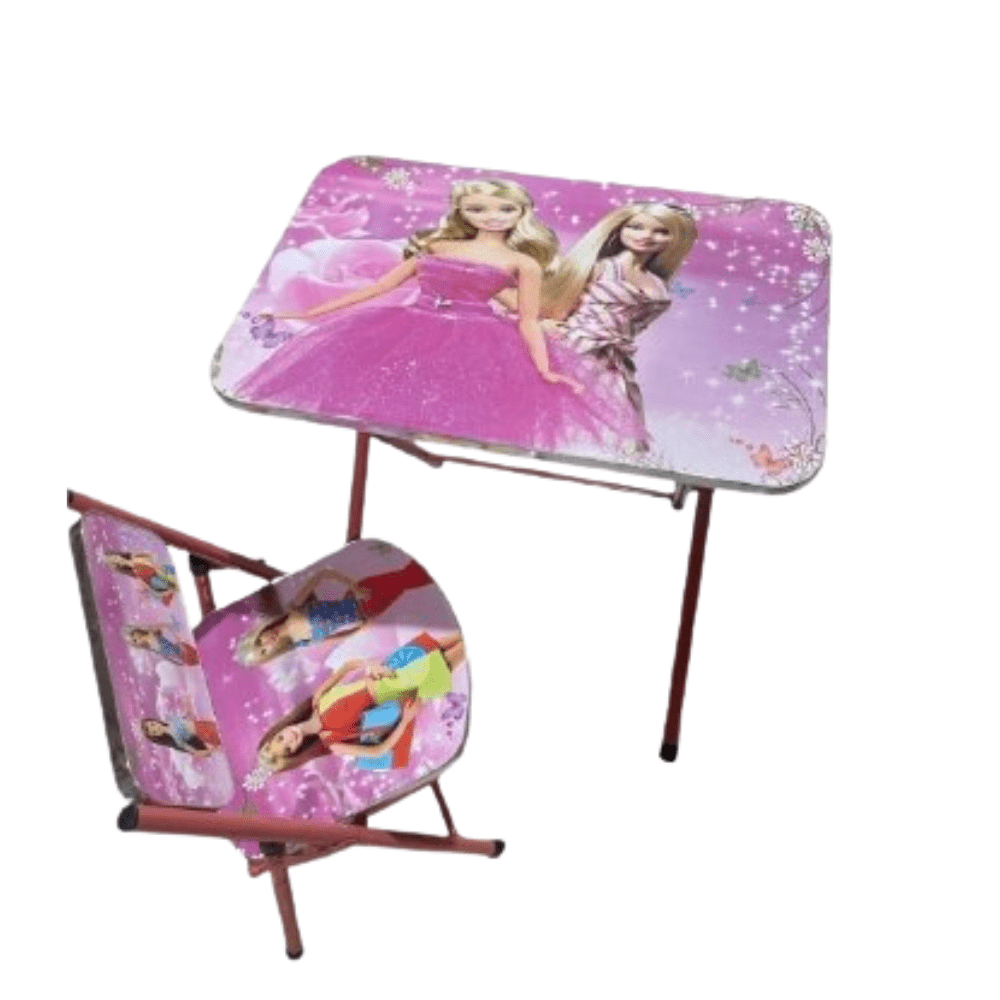 طاولة مع كرسي قابلة للطي - باربي - NOIA